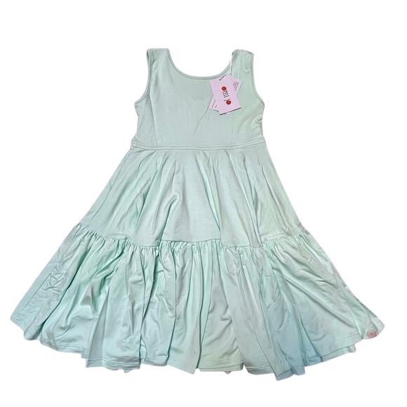 NWT Omi Jo Ruffle Tank Empire Dress Size 8
